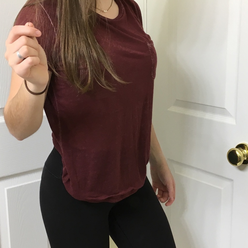 Dark Pink Forever 21 Shirt